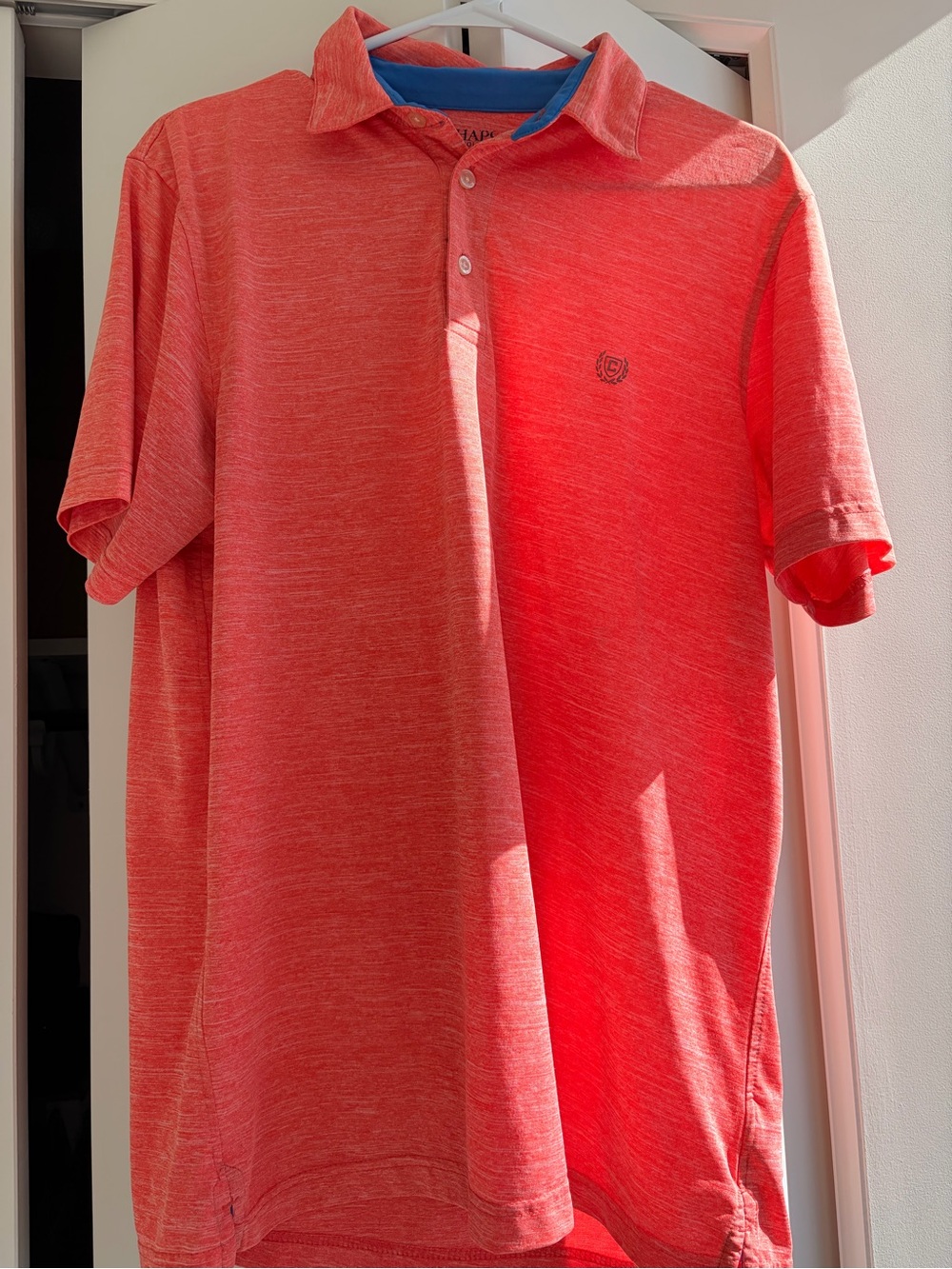 Classic Men's Heathered Red Golf Polo Shirt
